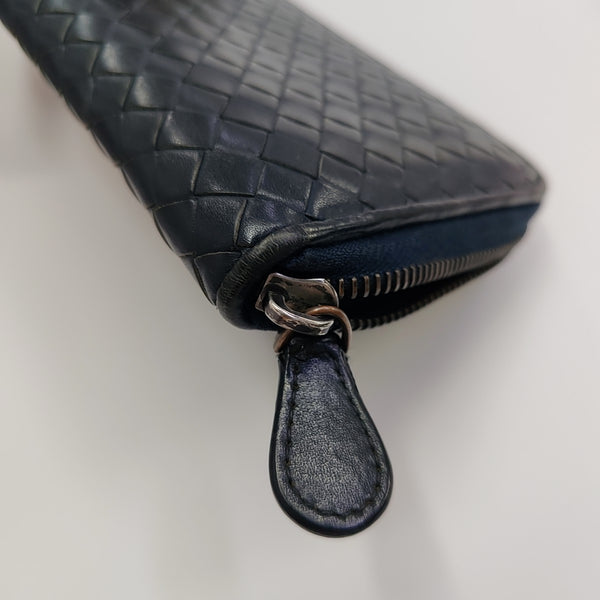 Calfskin Wallet Blue