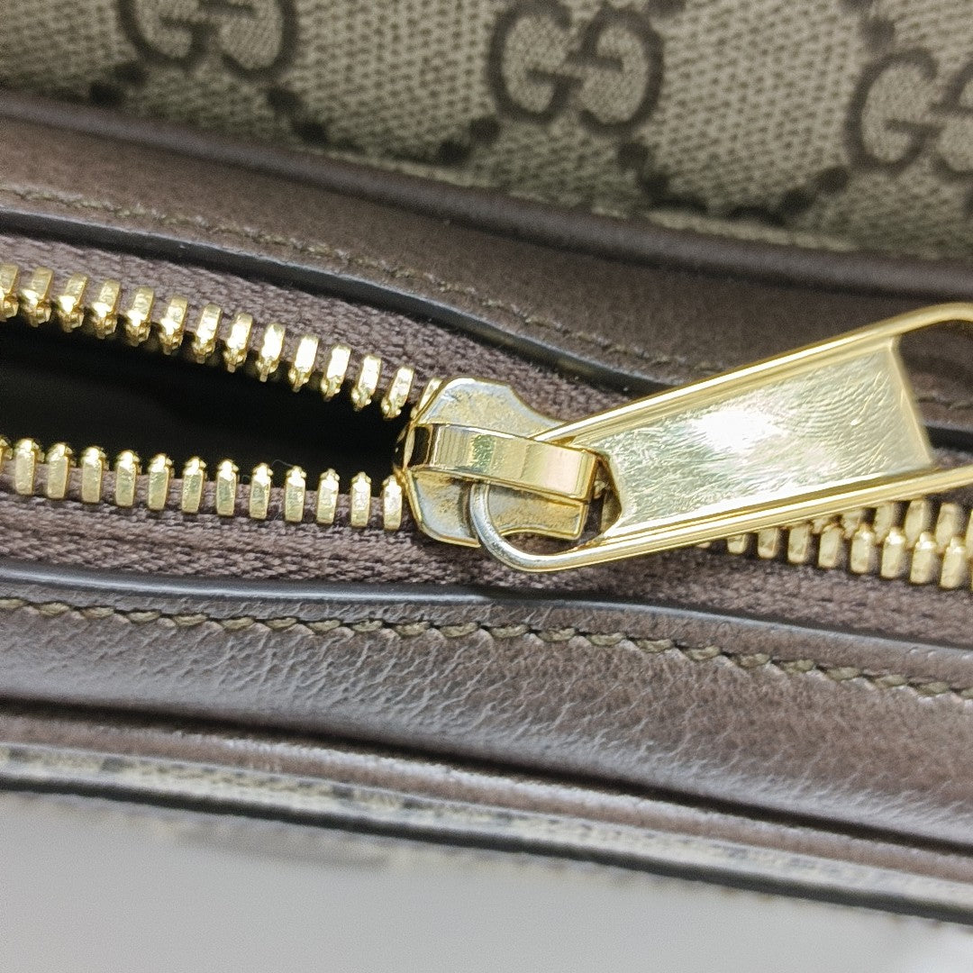 Monogram Coated Canvas Mini Beige