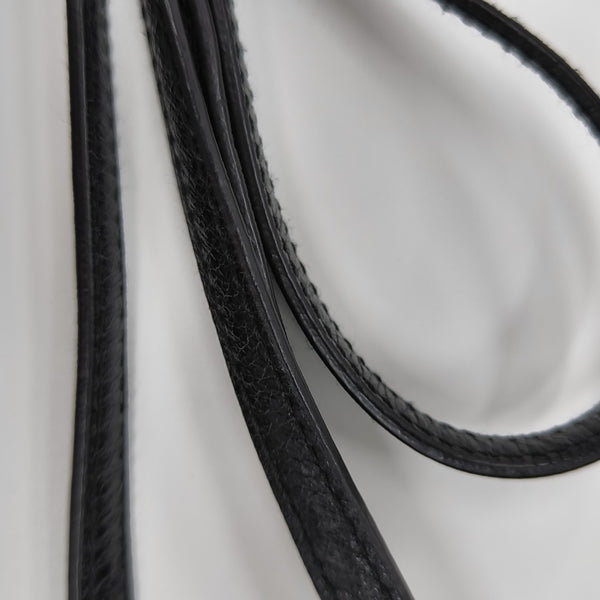 Quilted Lambskin Shoulder Bag Black