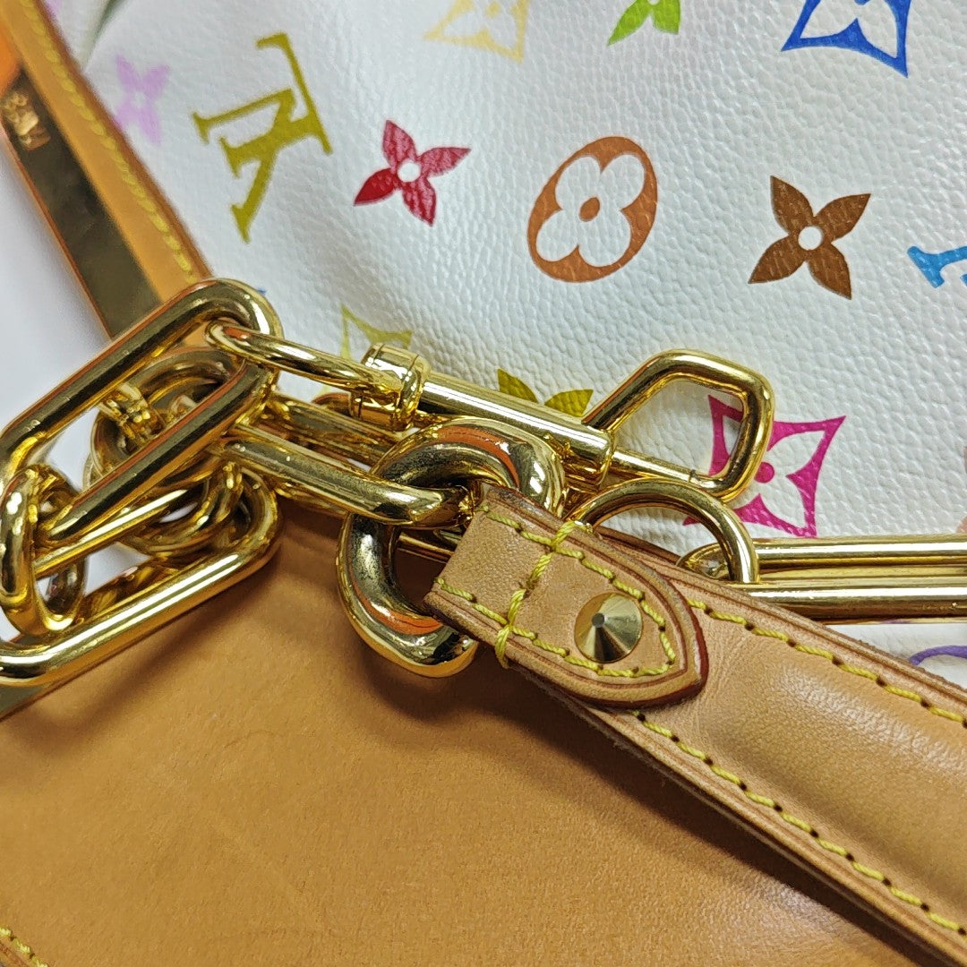 LV × TM JUDY Monogram Coated Canvas White