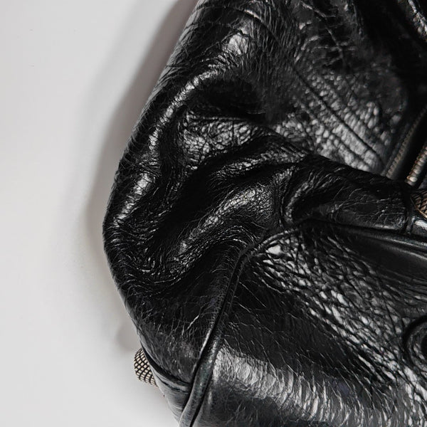 Lambskin Shoulder Bag Black
