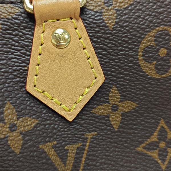 SPEEDY Nano Monogram Coated Canvas Brown
