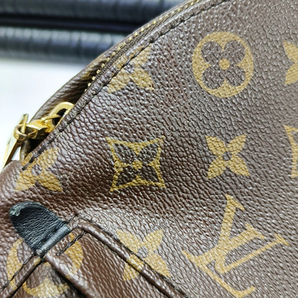 PALM SPRINGS PM Monogram Coated Canvas Brown