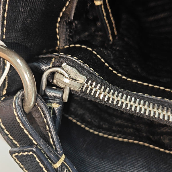 Nylon Bucket Bag Black
