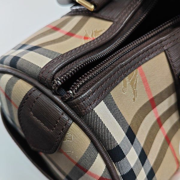 Canvas Top Handle Bag Beige