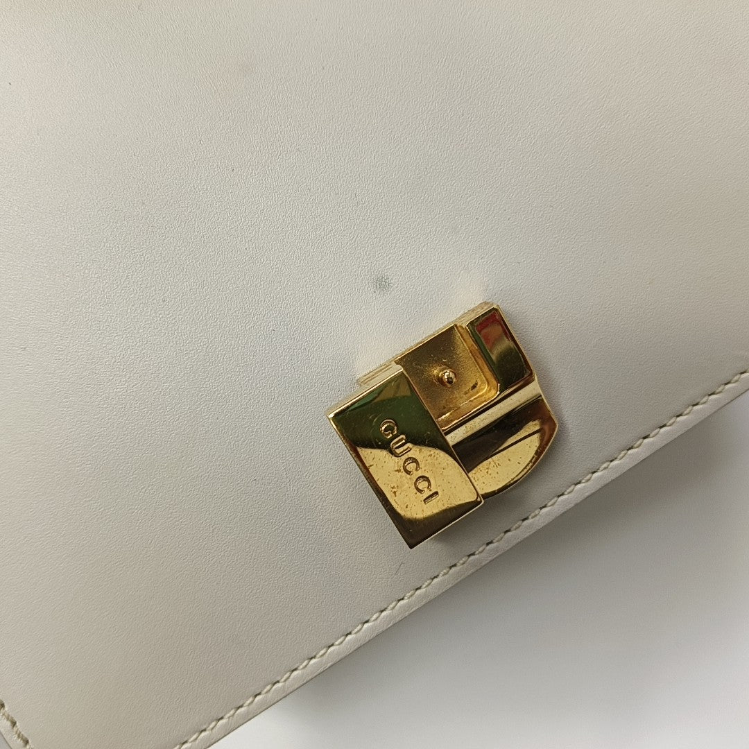Sylvie Mini Calfskin White