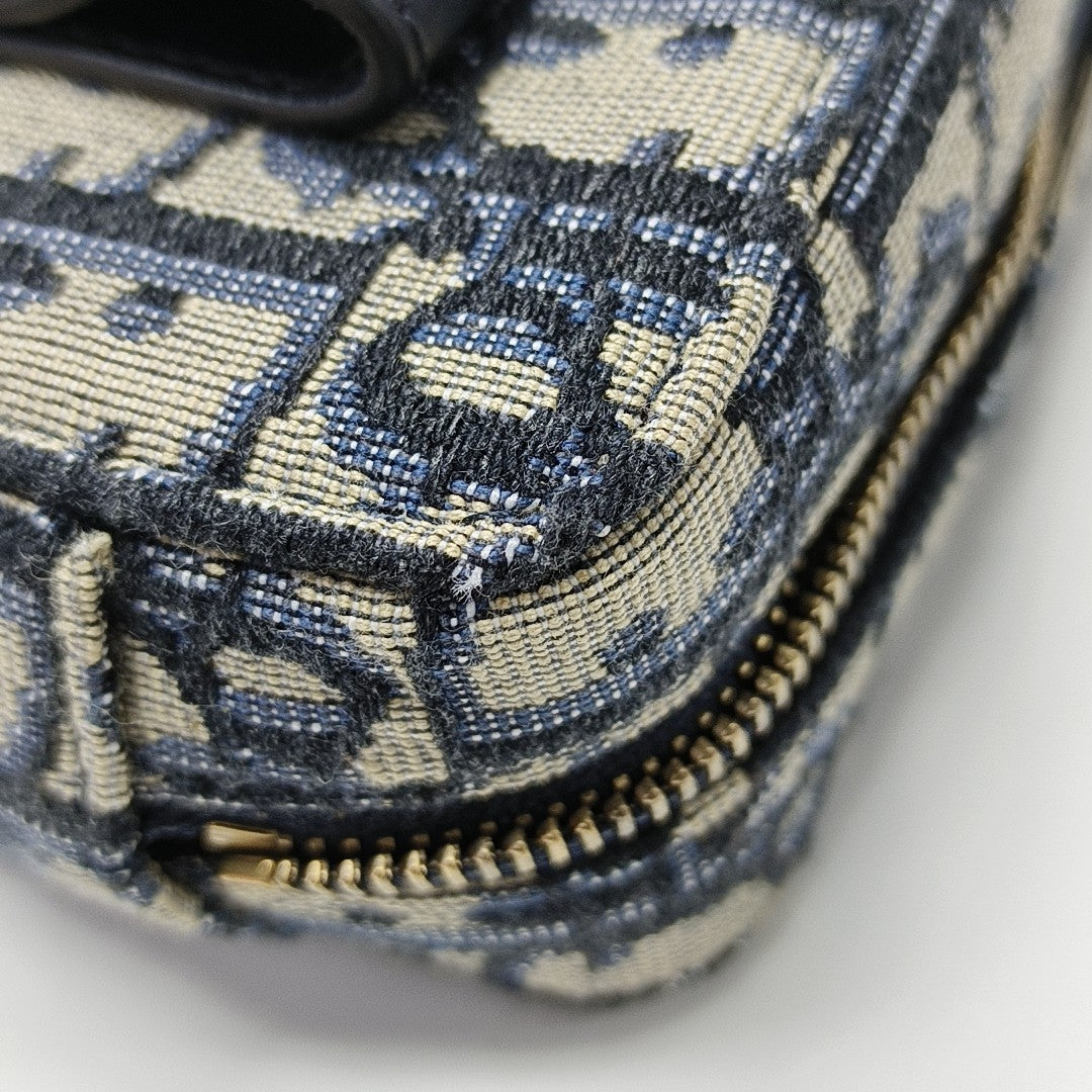 Oblique Canvas Belt Bag Beige