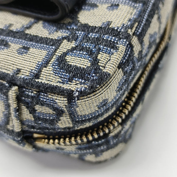 Oblique Canvas Belt Bag Beige