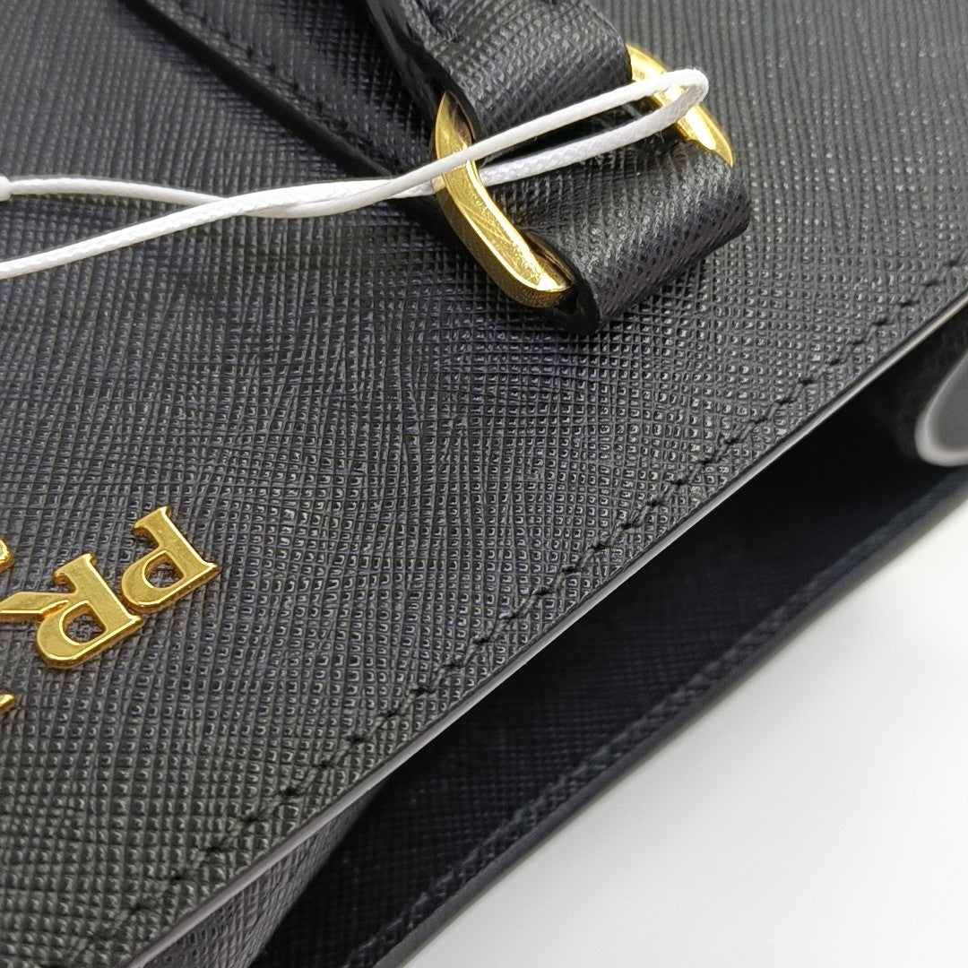 Bibliothèque Saffiano Calfskin Black