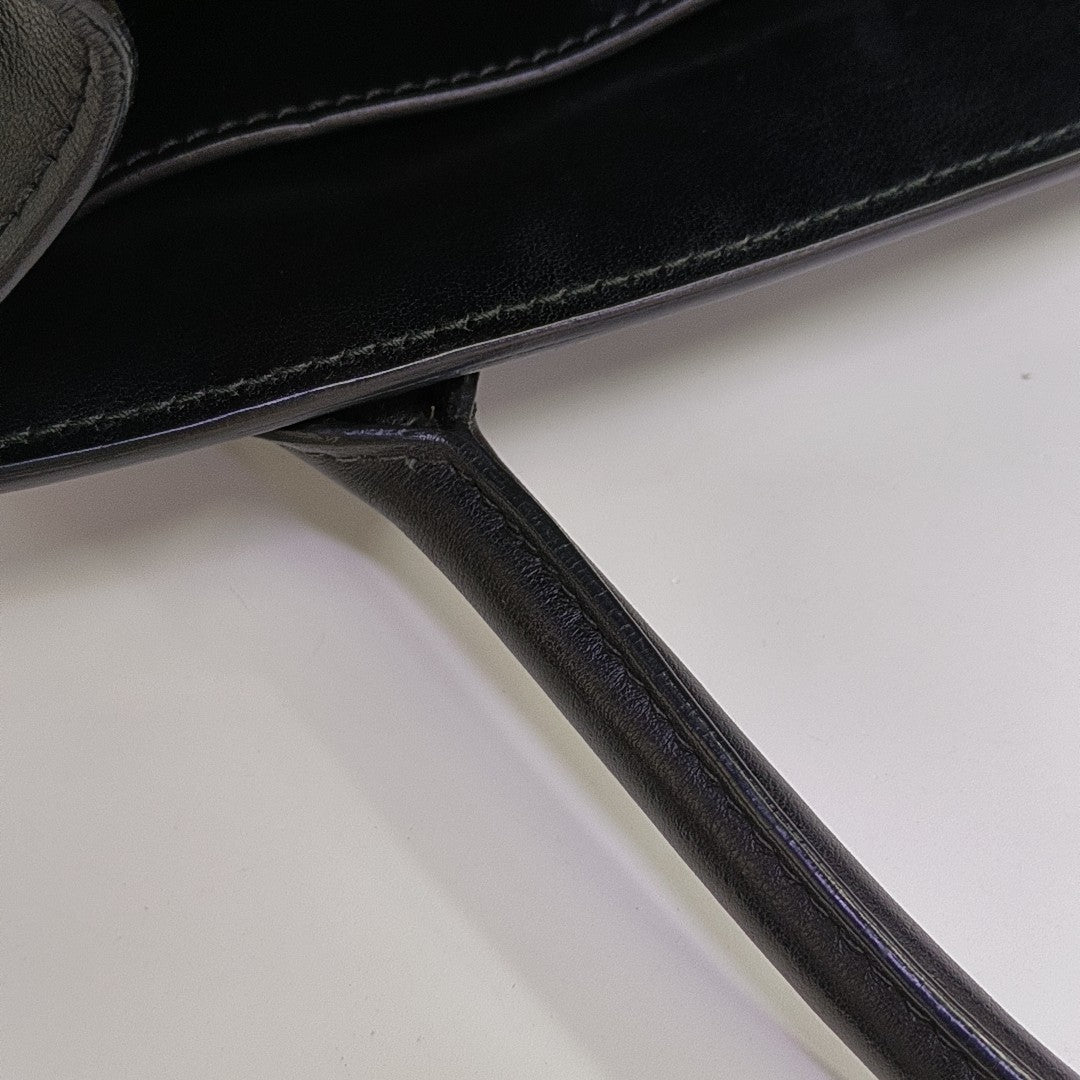 Monochrome Small Saffiano Calfskin Black