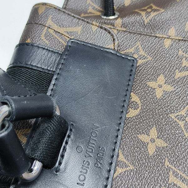 CHRISTOPHER PM Monogram Coated Canvas Brown