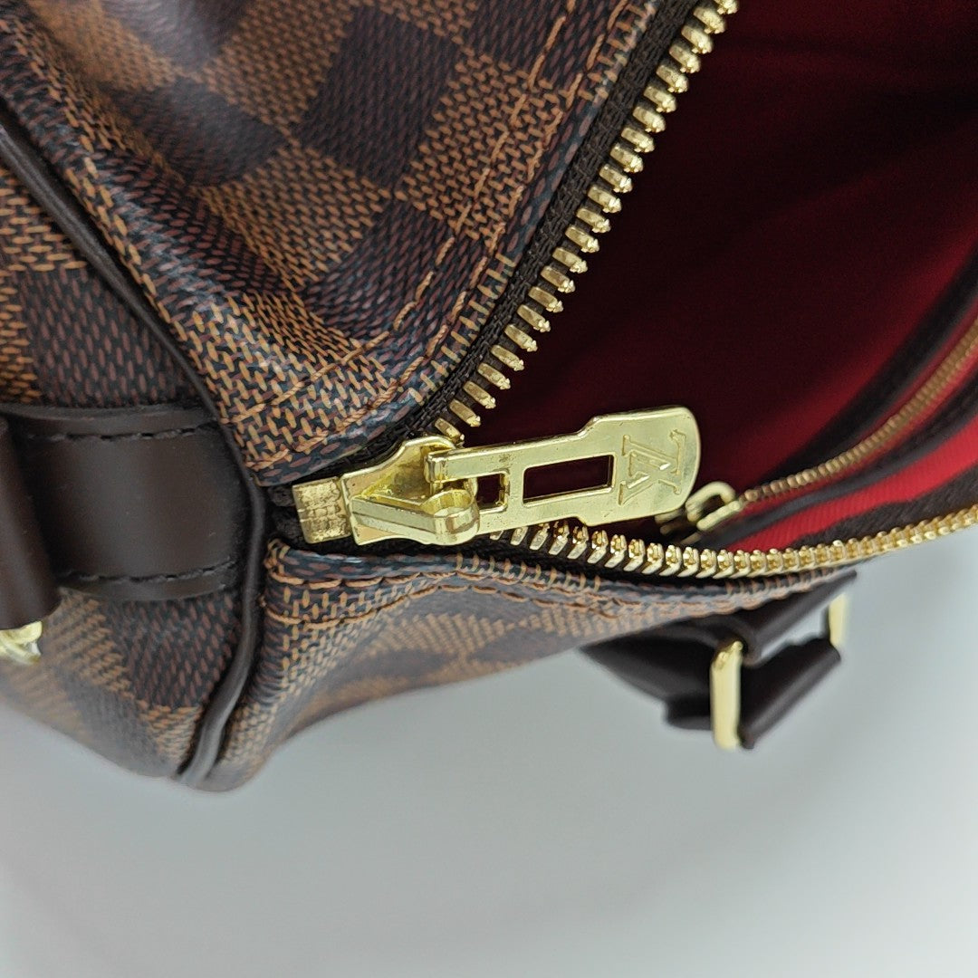 SPEEDY 25 Damier Ebene Coated Canvas Brown