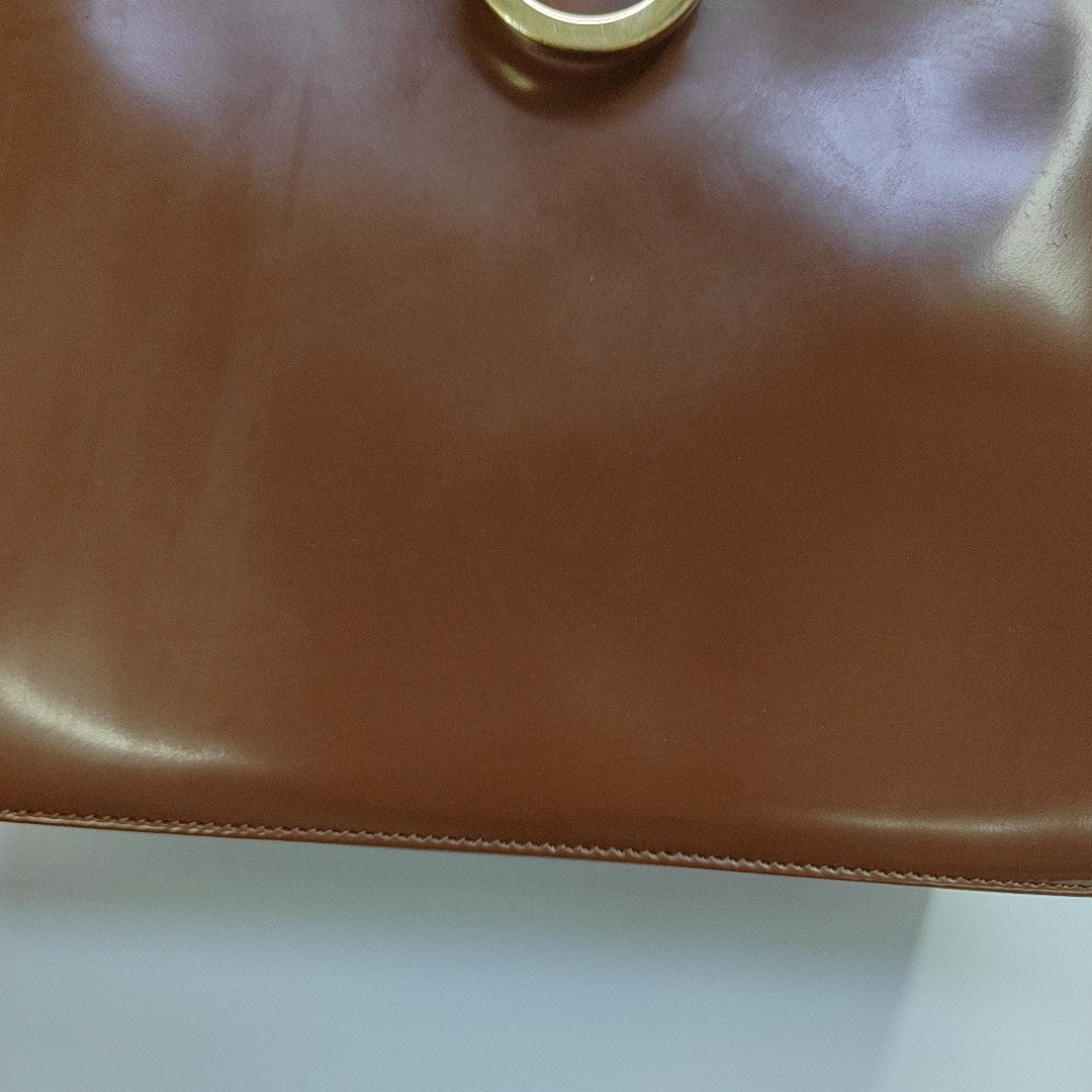Kelly Calfskin Brown