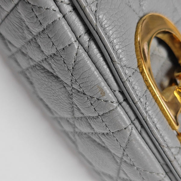 Dior Caro Small Cannage Calfskin Blue