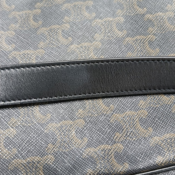 Authenticated pre-owned  TRIOMPHE Medium Coated Canvas Black - Shoulder Bag at Looply