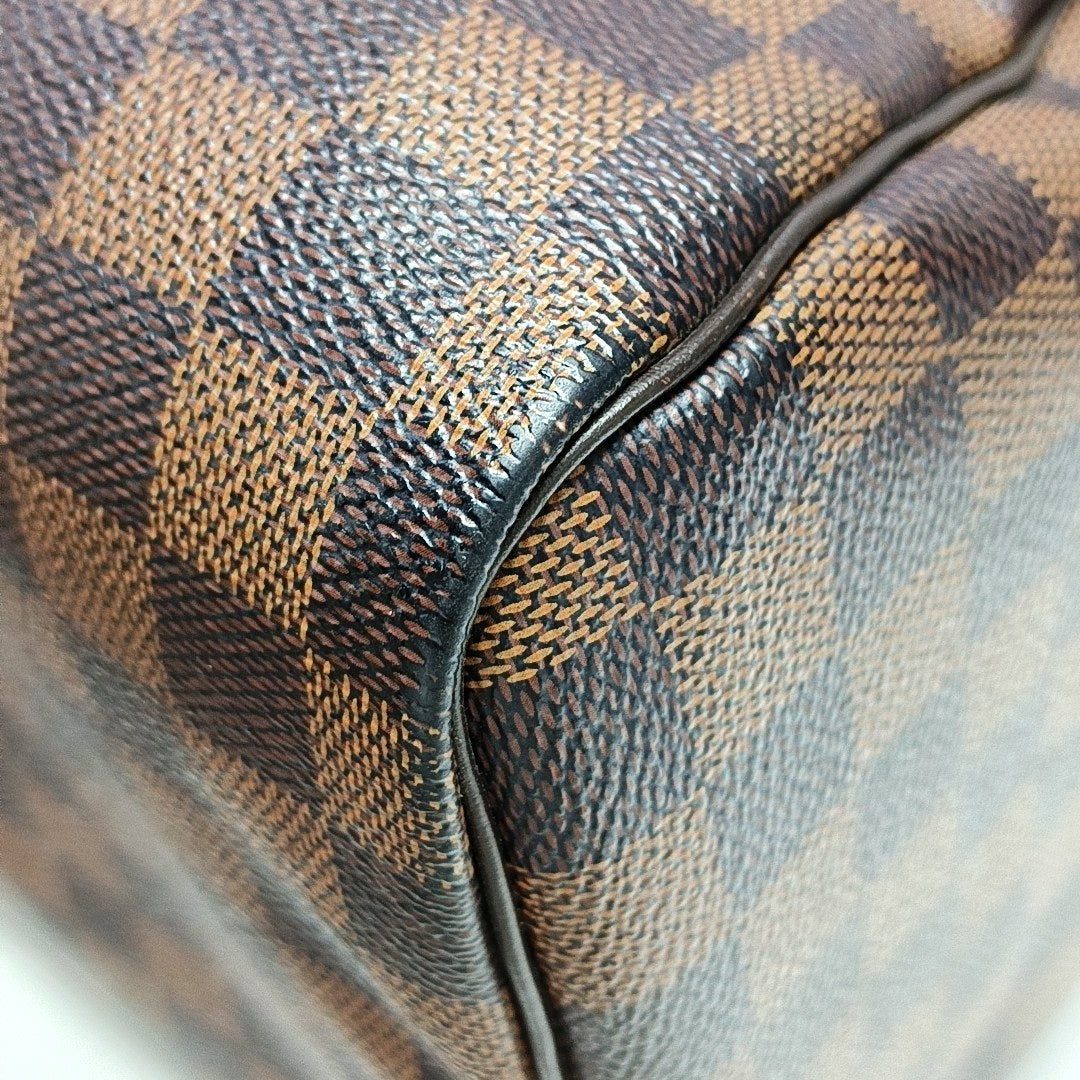 SPEEDY 30 Damier Ebene Coated Canvas Brown