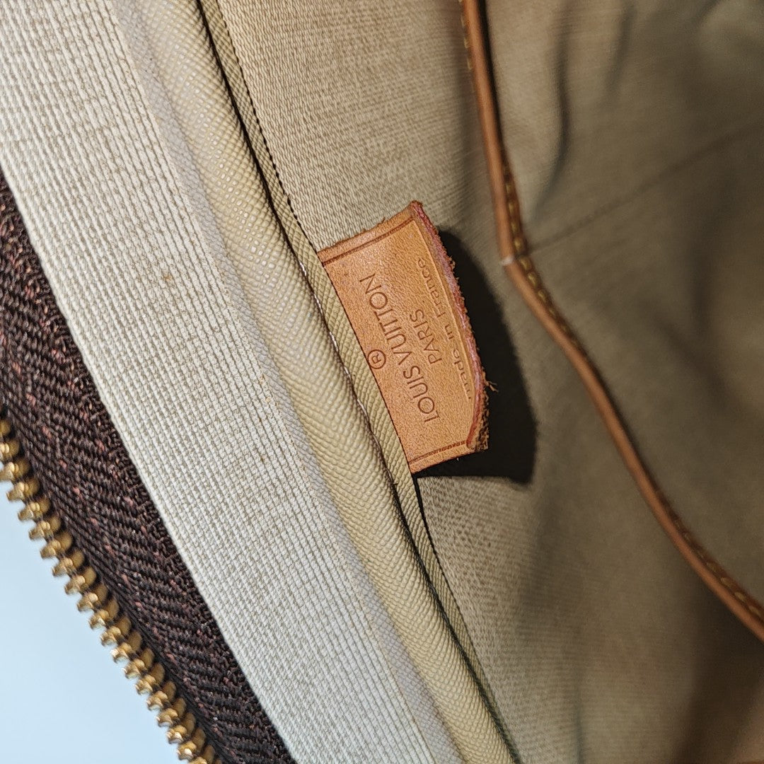 DEAUVILLE GM Monogram Coated Canvas Brown