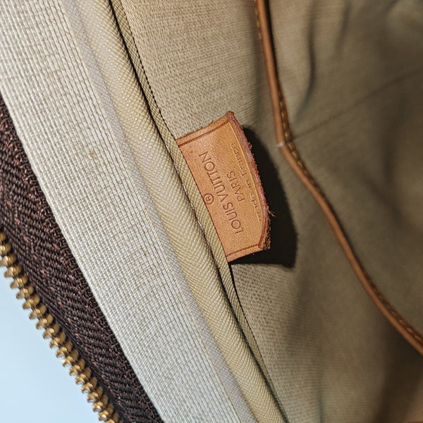 DEAUVILLE GM Monogram Coated Canvas Brown