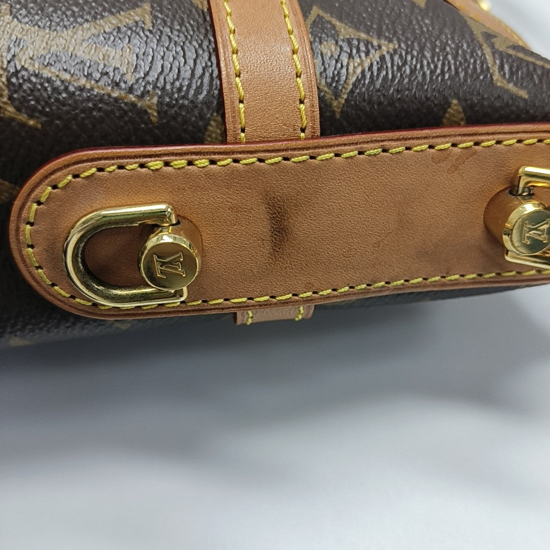 DUFFLE Monogram Coated Canvas Brown