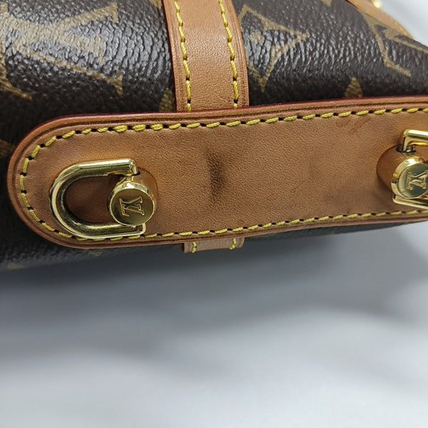 DUFFLE Monogram Coated Canvas Brown