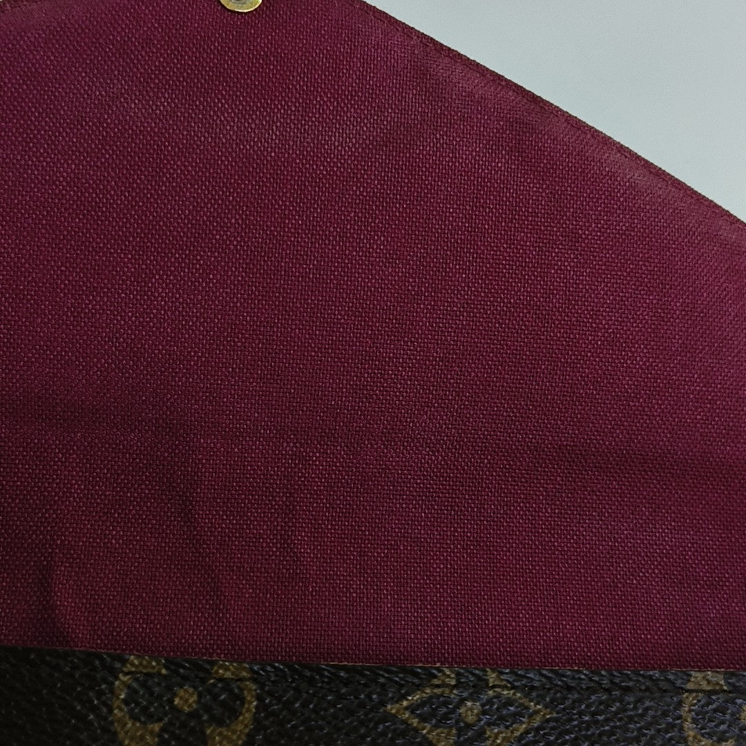 FÉLICIE Monogram Coated Canvas Brown