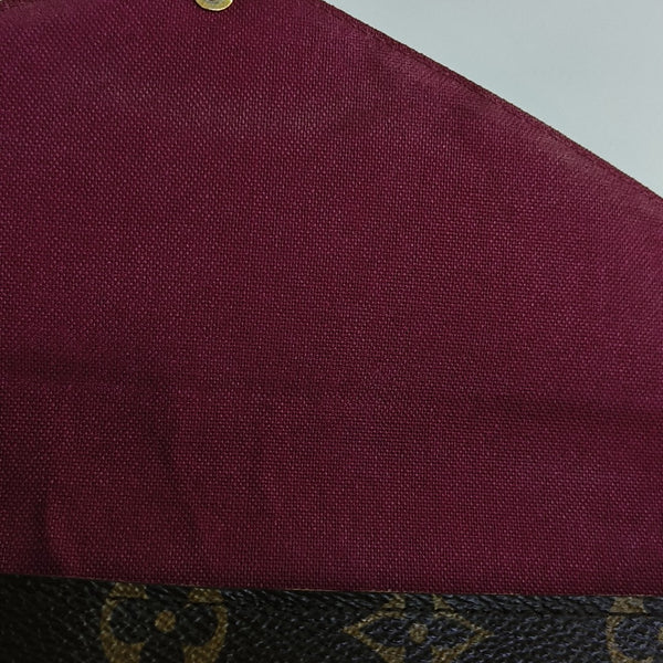 FÉLICIE Monogram Coated Canvas Brown