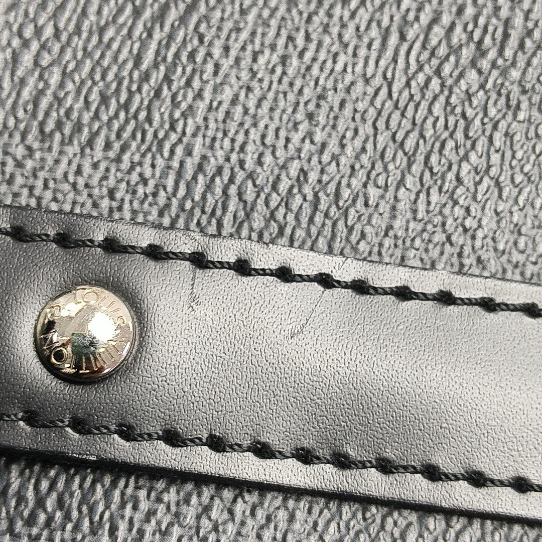 TADAO MM Damier Graphite Coated Canvas Gray