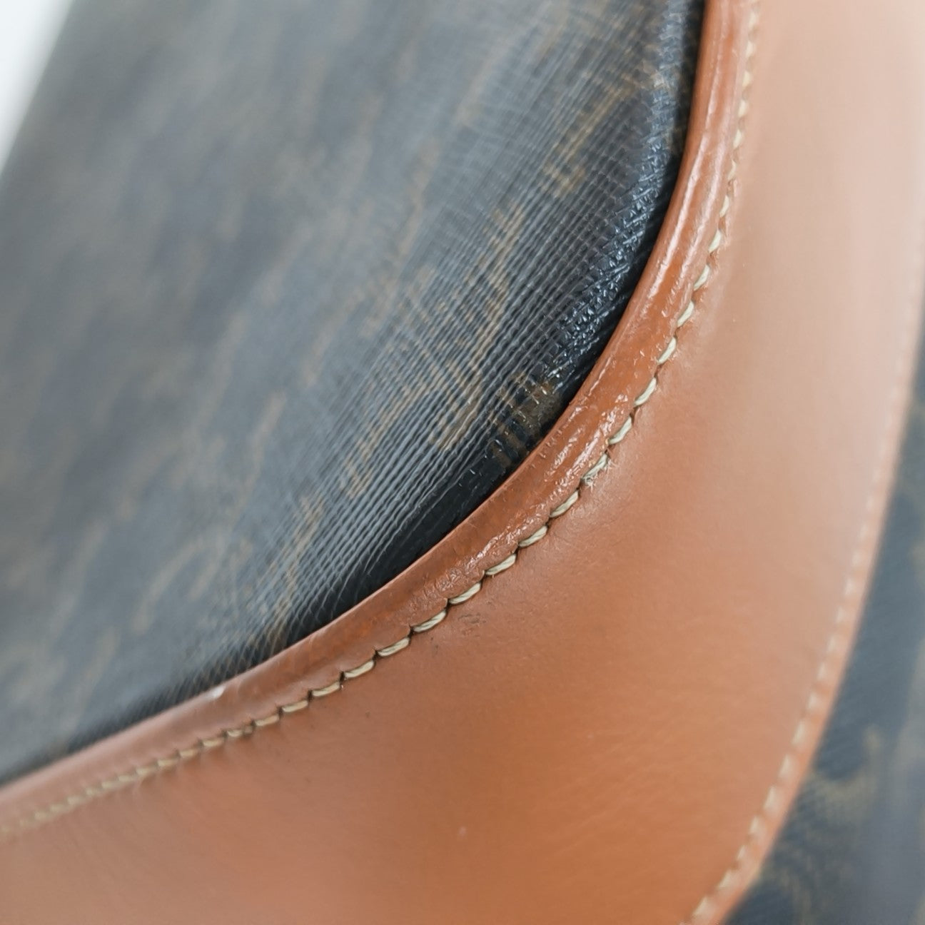TRIOMPHE CANVAS Small Coated Canvas Brown