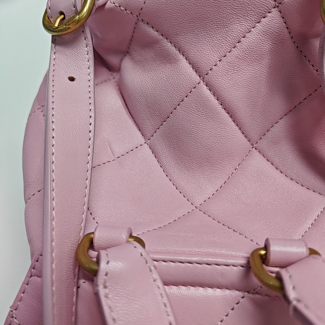 24S Quilted Lambskin Pink