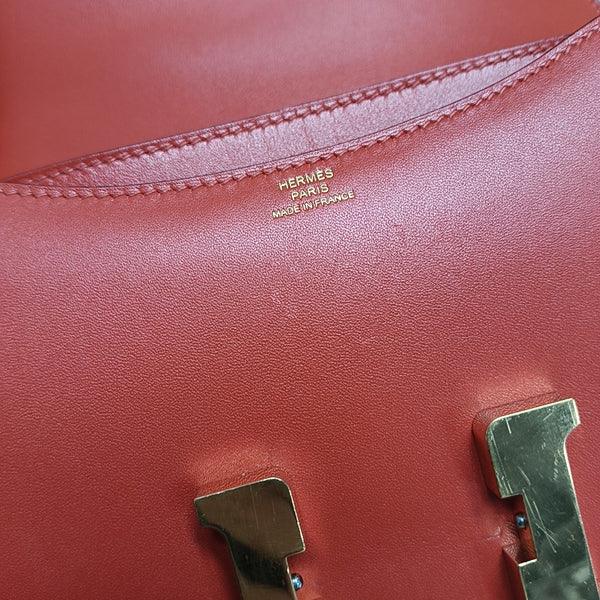 Constance 18 Box Calf Rojo