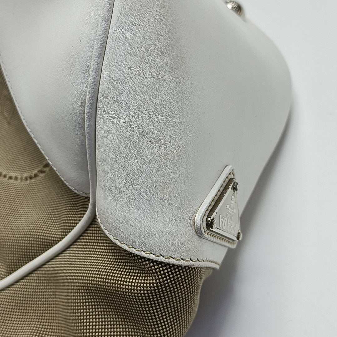 Fabric Tote Bag Beige