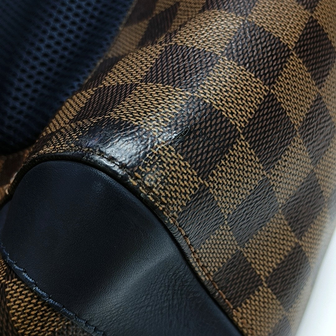 Damier Ebene Coated Canvas Brown