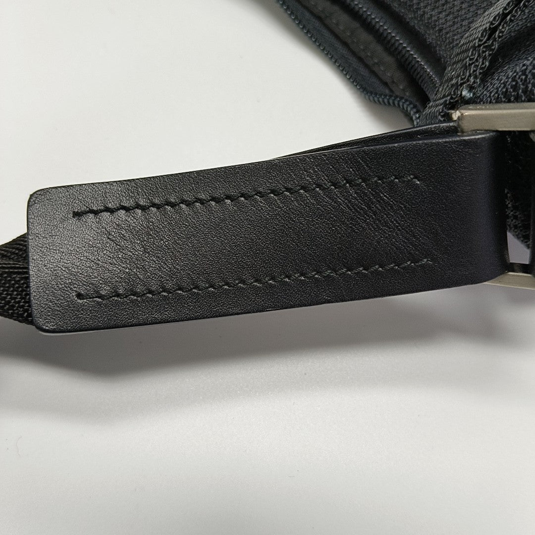 Fabric Shoulder Bag Black
