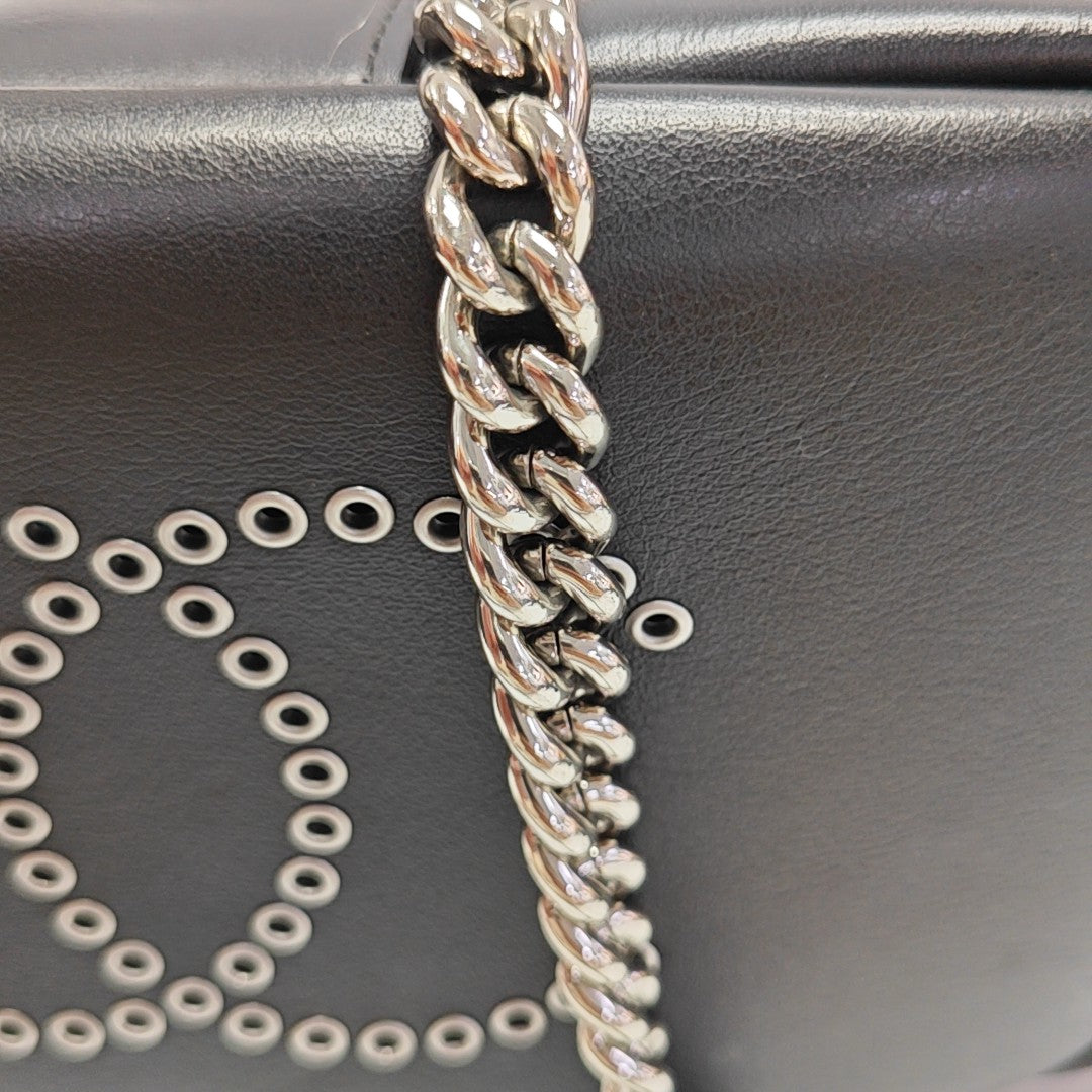 Lambskin Bucket Bag Black