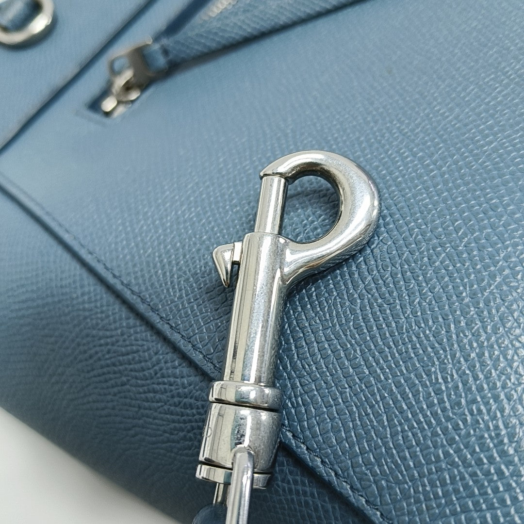 BELT Micro Calfskin Blue