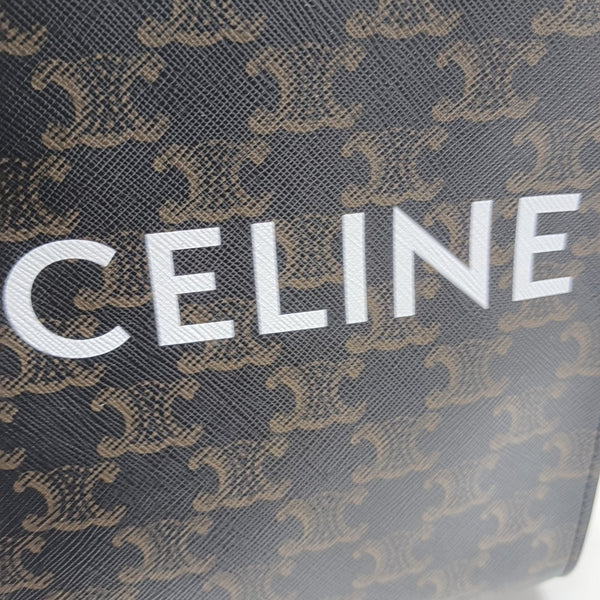 CABAS CELINE Mini Coated Canvas Brown