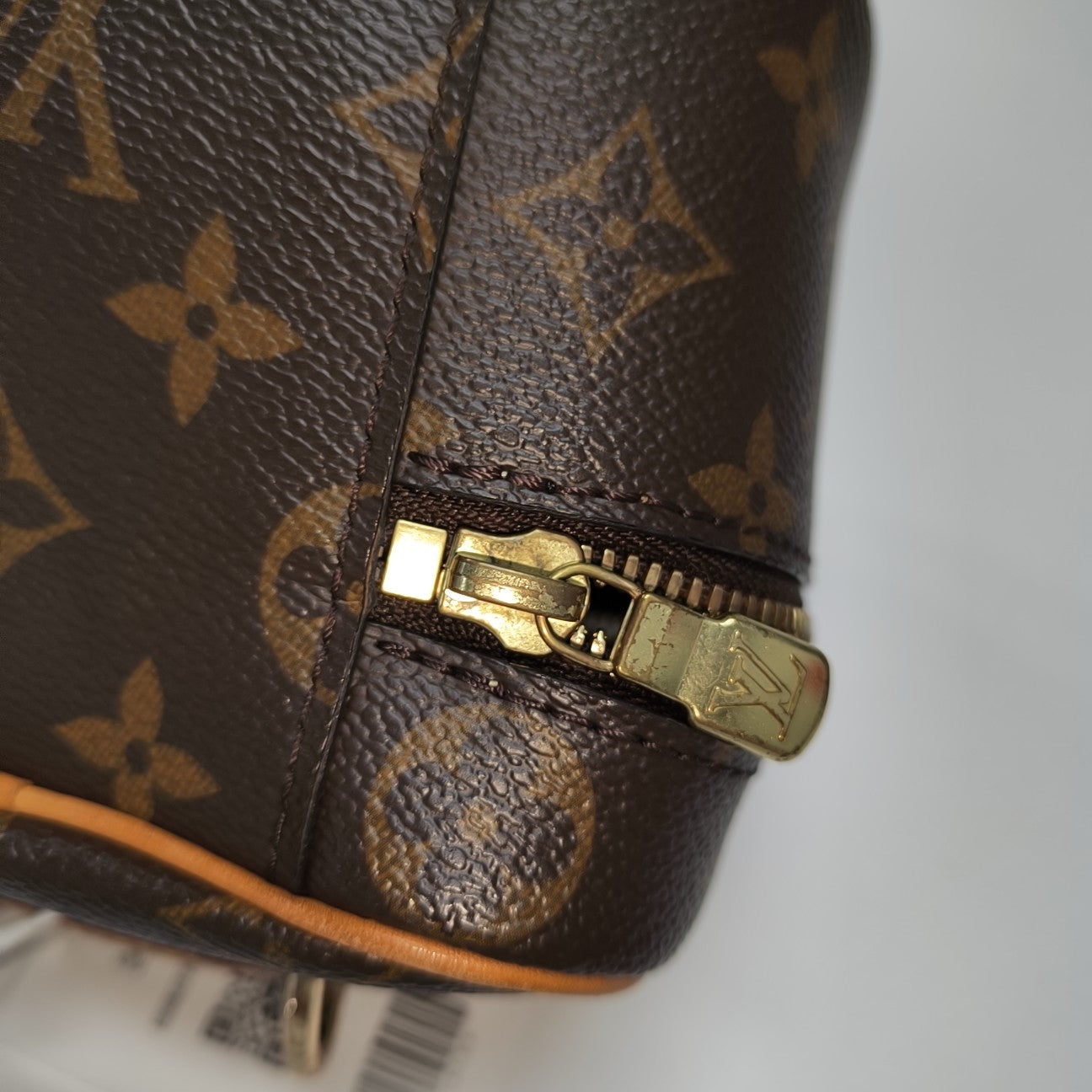NICE Super Mini Monogram Coated Canvas Brown
