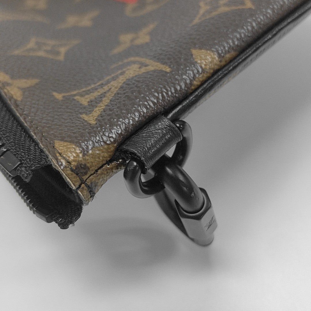 POCHETTE CHAINE MM Monogram Coated Canvas Brown