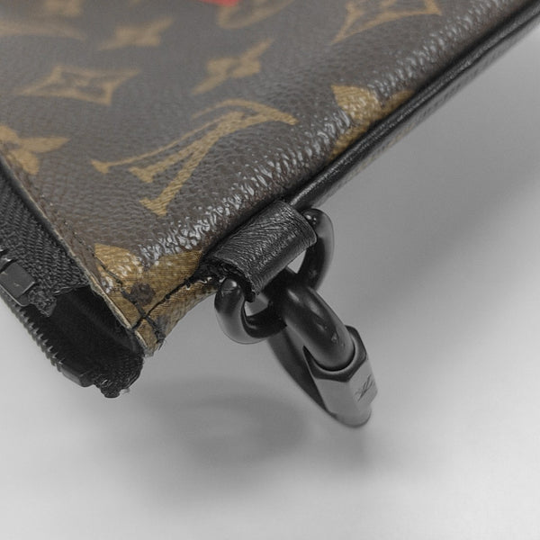 POCHETTE CHAINE MM Monogram Coated Canvas Brown