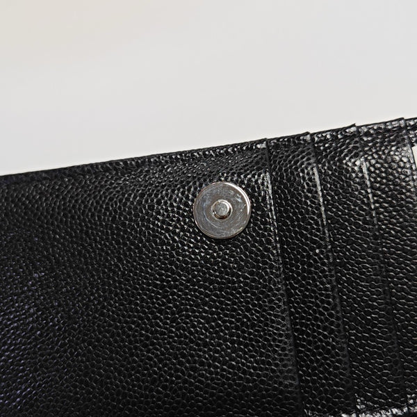 WOC Quilted Grained Calfskin Black