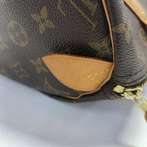SPEEDY 30 Monogram Coated Canvas Brown