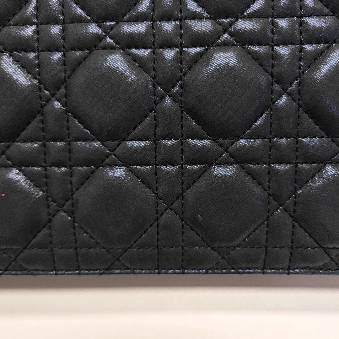 Authenticated pre-owned  Lady Dior Quilted Special Material Blue - Shoulder Bag at Looply