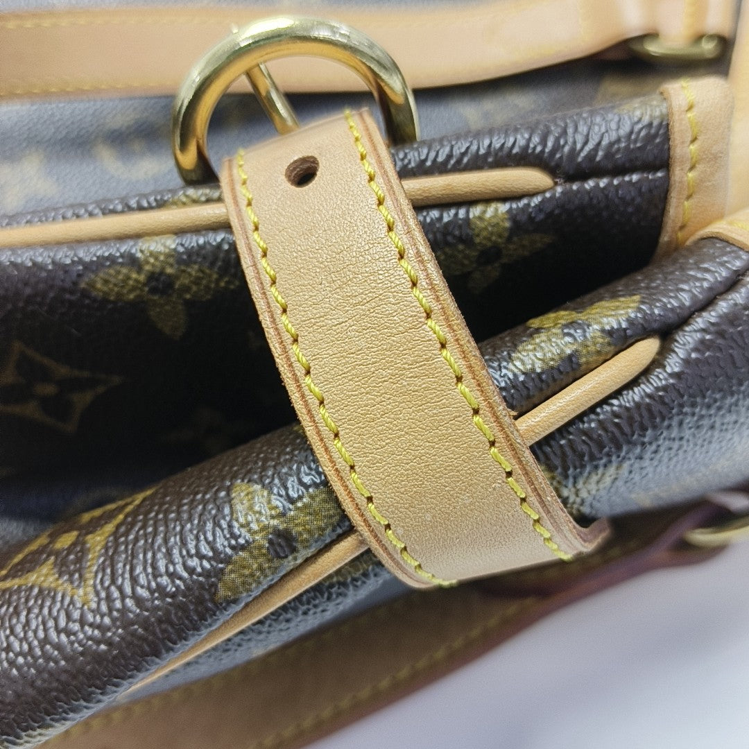 BATIGNOLLES MM Monogram Coated Canvas Brown