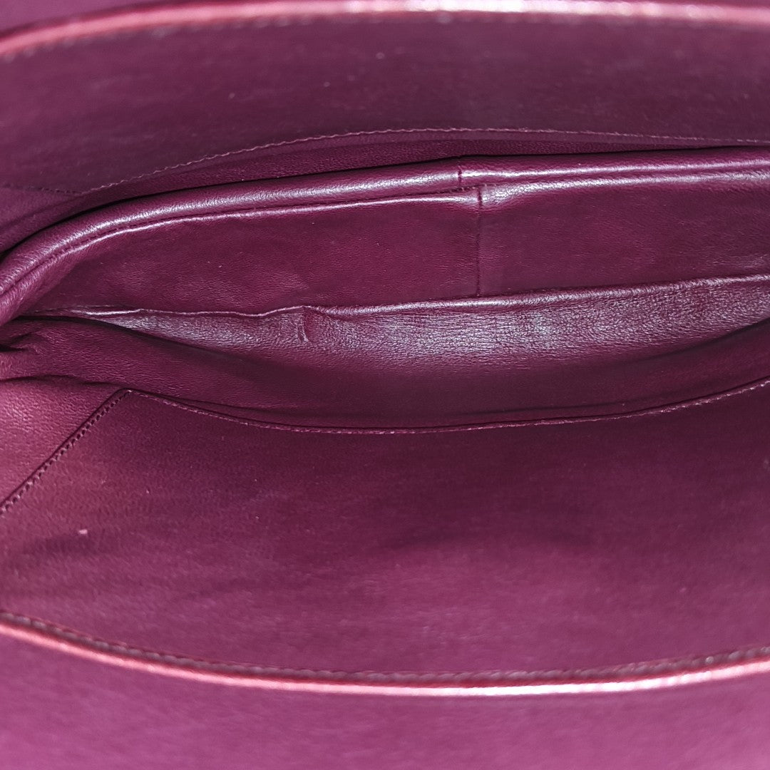 Suede Shoulder Bag Red