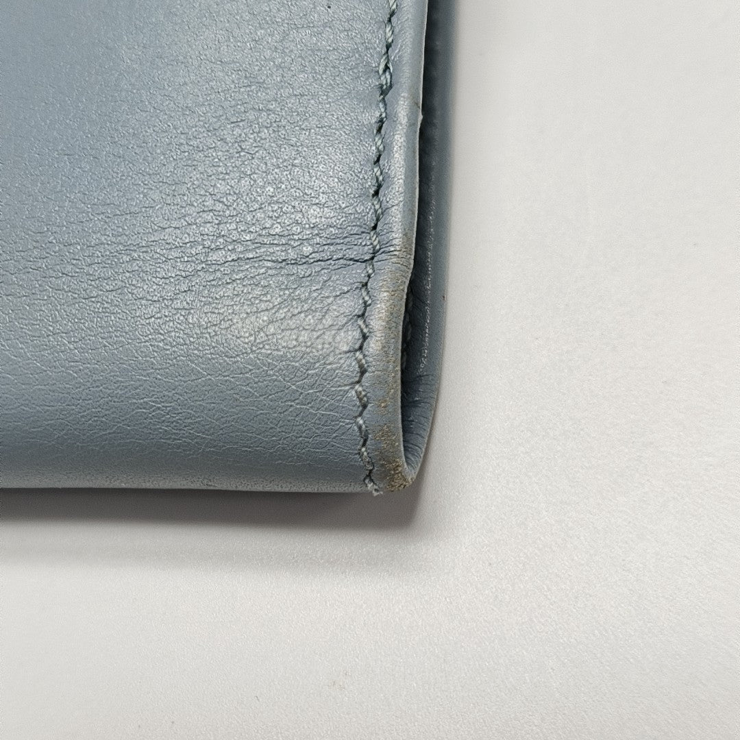 Calfskin Wallet Blue