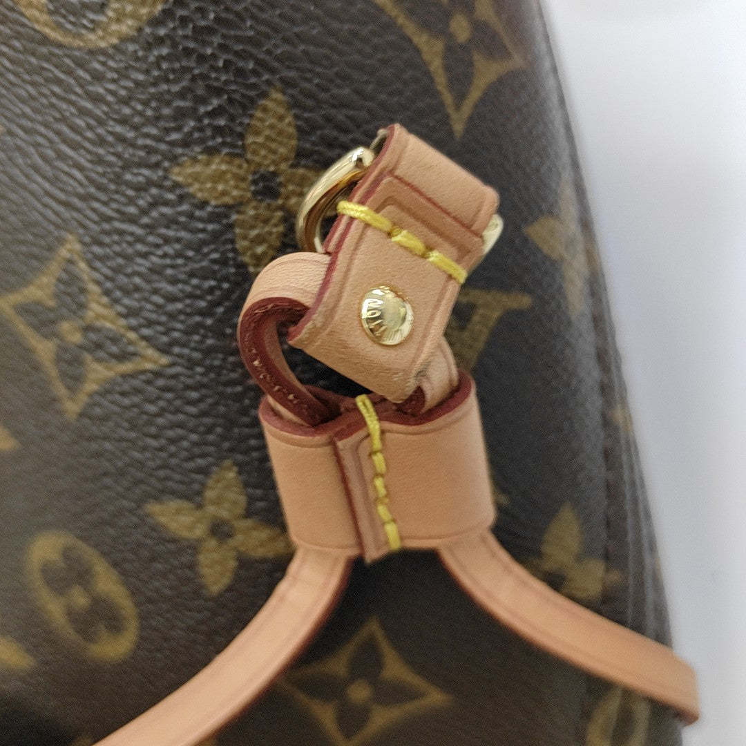 NEVERFULL MM Monogram Coated Canvas Brown