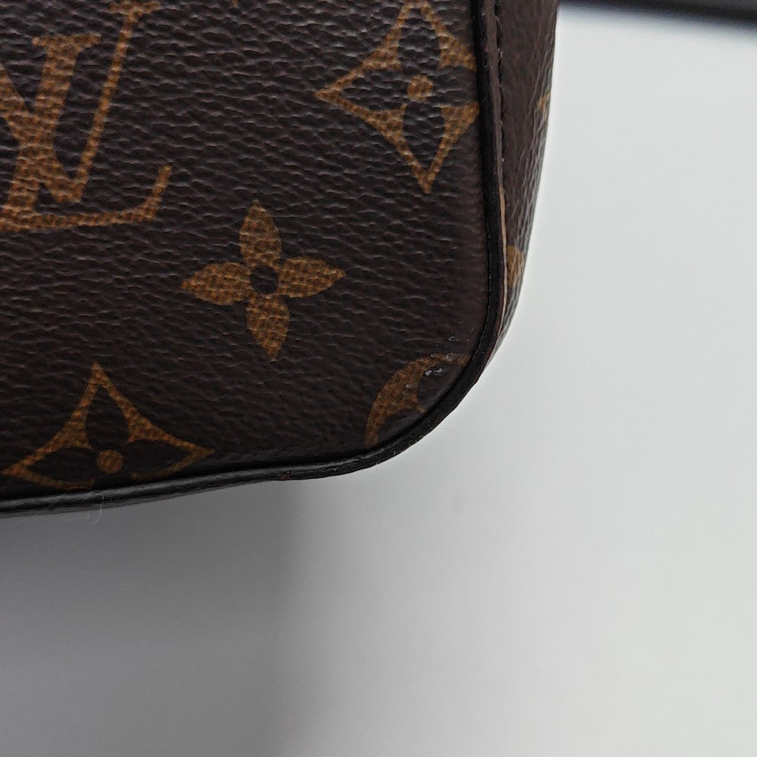 NÉONOÉ MM Monogram Coated Canvas Brown