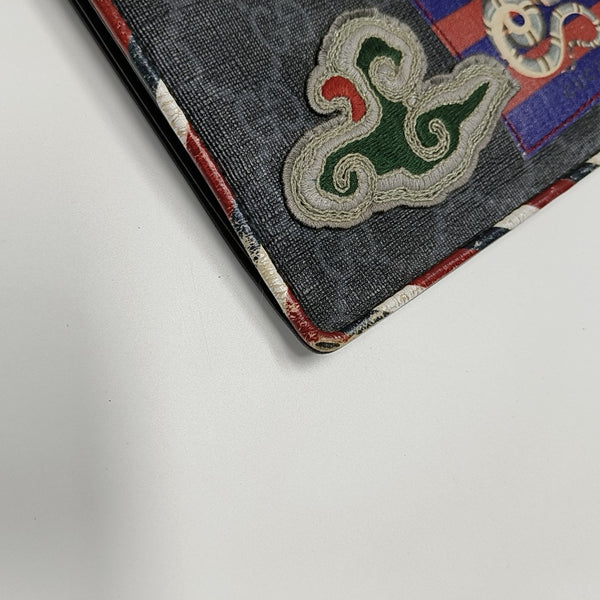 Courrier Monogram Coated Canvas Black