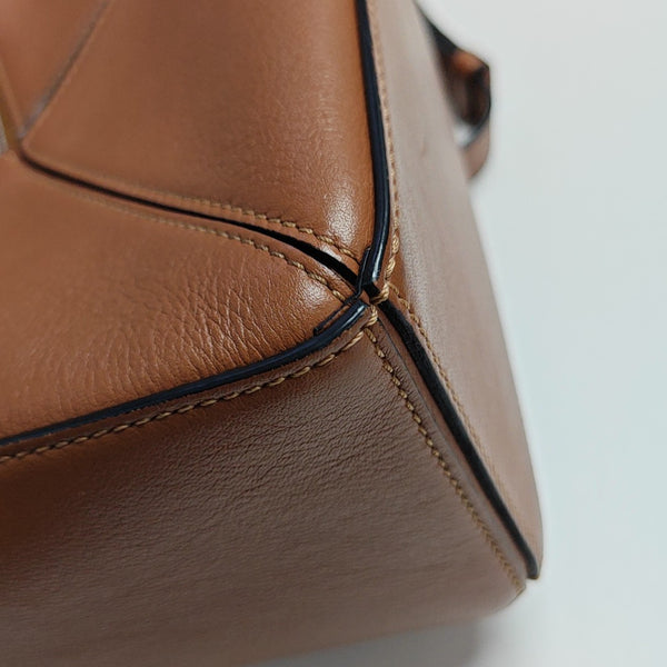 Puzzle Small Calfskin Brown