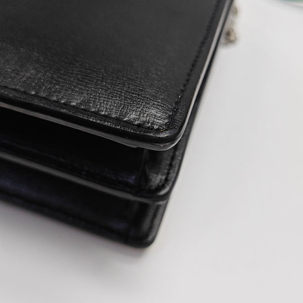 SUNSET Medium Calfskin Black